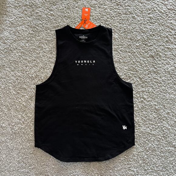 Men's YoungLA  MuscleTank, XL  NWT, Black - Picture 1 of 9